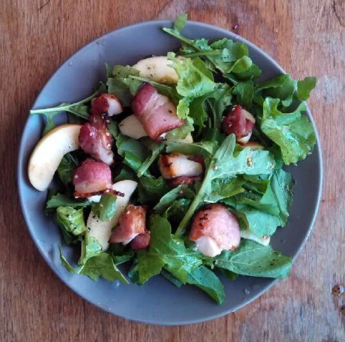 bacon scallop salad