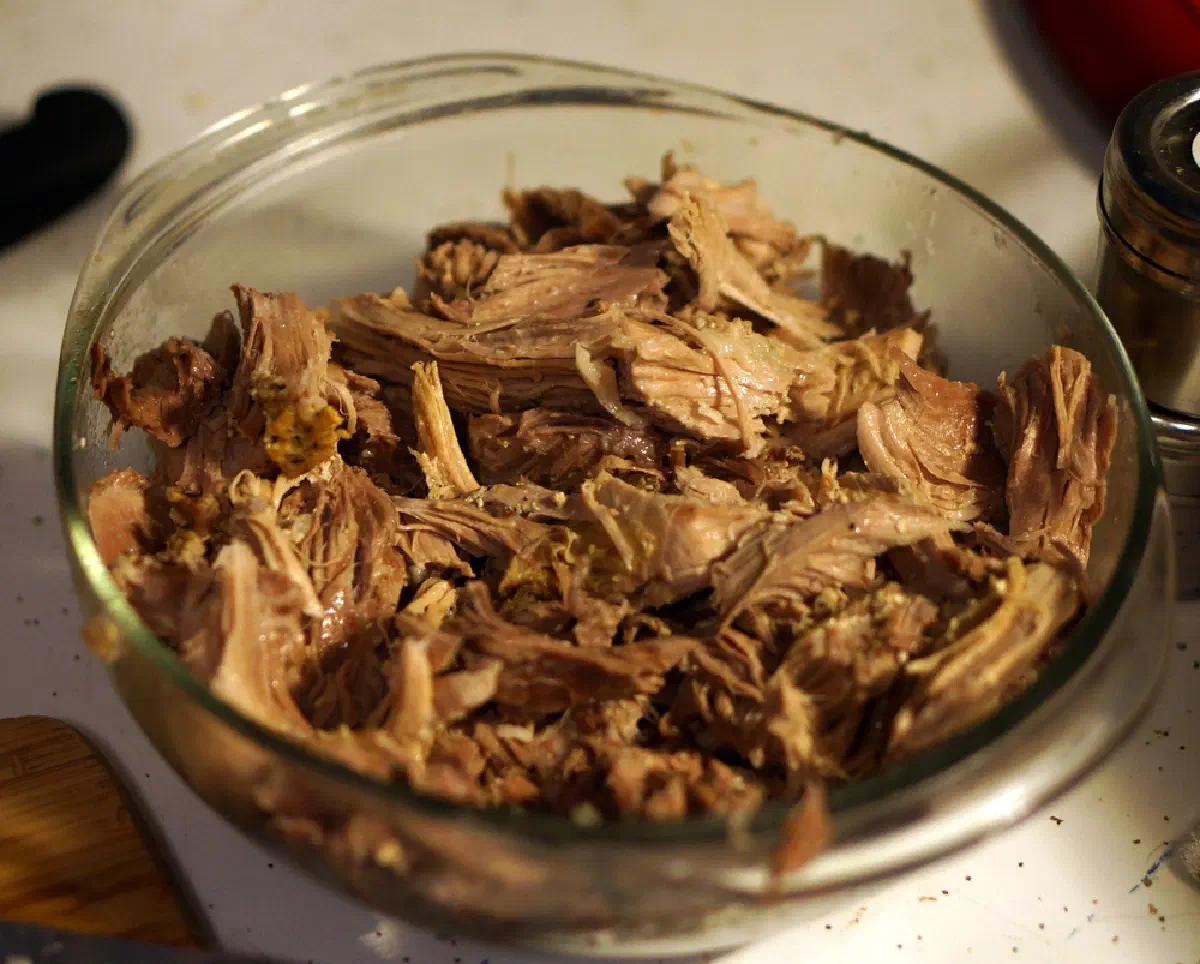 pork, shredded