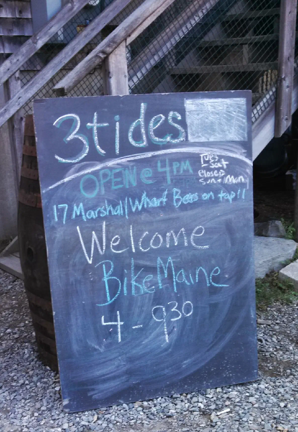 3 tides bikemaine