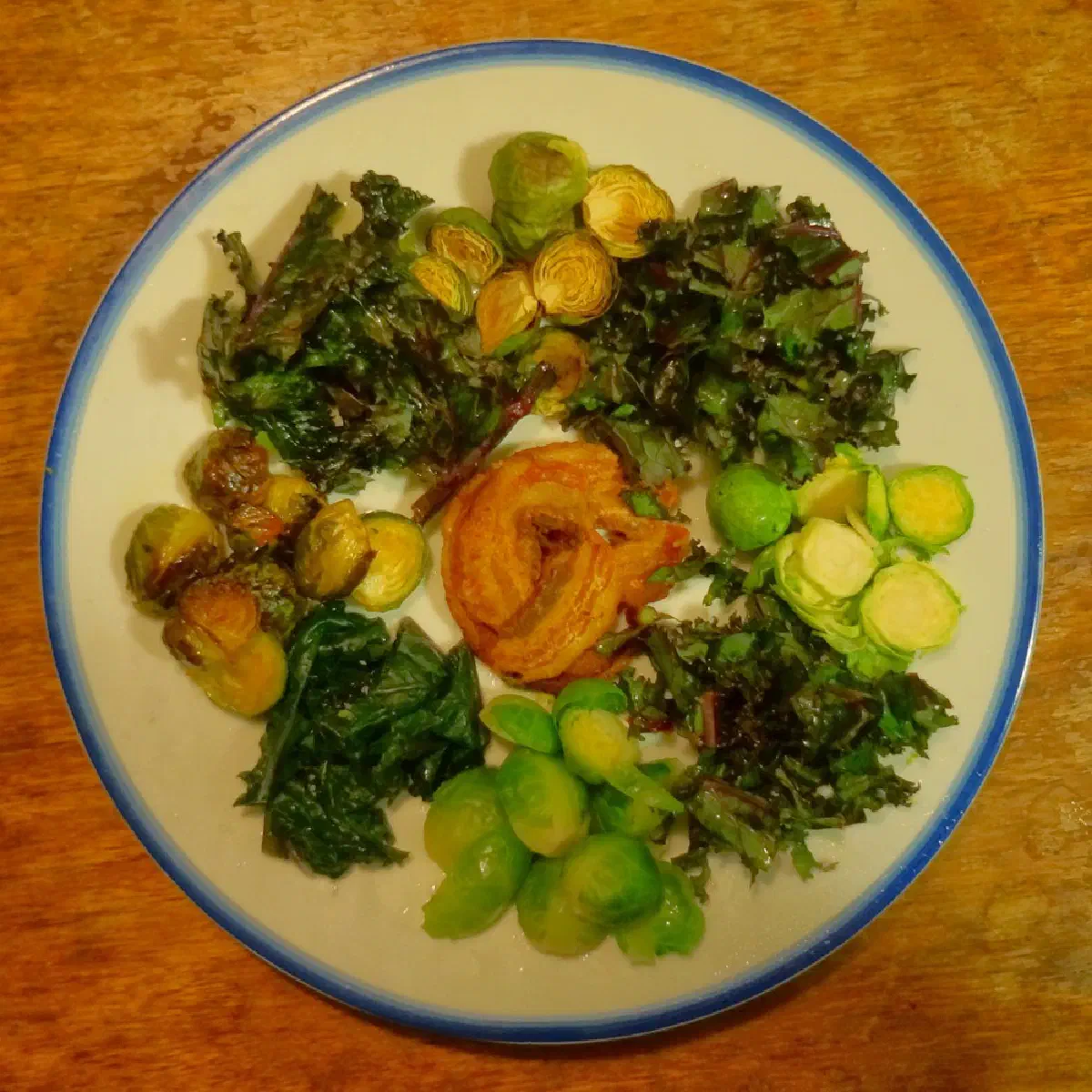 brussels sprouts and kale